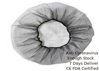China Breathable Wegwerfhauptkappen-unsichtbarer Elasticized Rand-Entwurfs-volle Haar-Abdeckung fournisseur