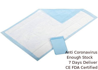 China Breathable Wegwerfmatratzenschoner-blaues Farbhochwasser-Absorptionsmittel fournisseur