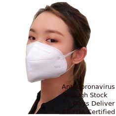 China Wegwerfmaske bequeme des Respirator-FFP2 Masken-vertikale Falten-flache des Antivirus-N95 fournisseur