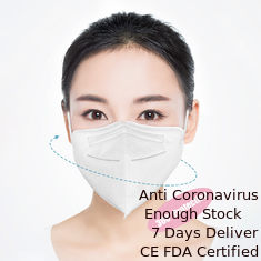 China Ohr-tragende faltende FFP2 Maske, Wegwerfschutzmaske 4 Schicht-Schutz fournisseur