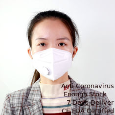 China Farbige FFP2 Gesichtsmaske der Gesundheits-schützende Wegwerfmasken-N95 vertikale Falte fournisseur