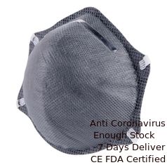 China Wegwerf-Respirator des Kohlefilter-FFP2, 4 üben Wegwerfatemschutzmaske aus fournisseur