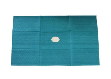 Laparotomie-Wegwerfchirurgisches drapiert Papier-Material 75x80 cm blaues Farb fournisseur
