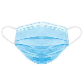 Perfekte Wegwerfstaub-Mund-Maske nicht gesponnenes 3 Schicht-Gesichtsmaske-antibakterielles Mittel fournisseur
