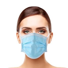 Weiche Wegwerfgesichtsmaske-hohe Filtration, die nicht nicht gesponnene Mund-Maske reizt fournisseur